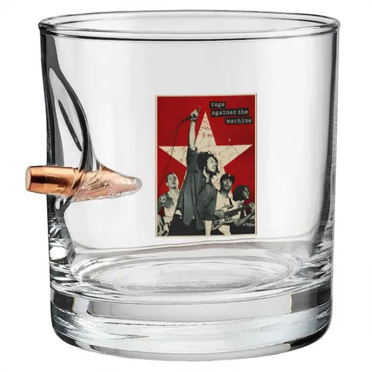 Discover Rage Against Bullet Whiskey Glasses, Rage Against First Album Band Bullet Whiskey Glasses