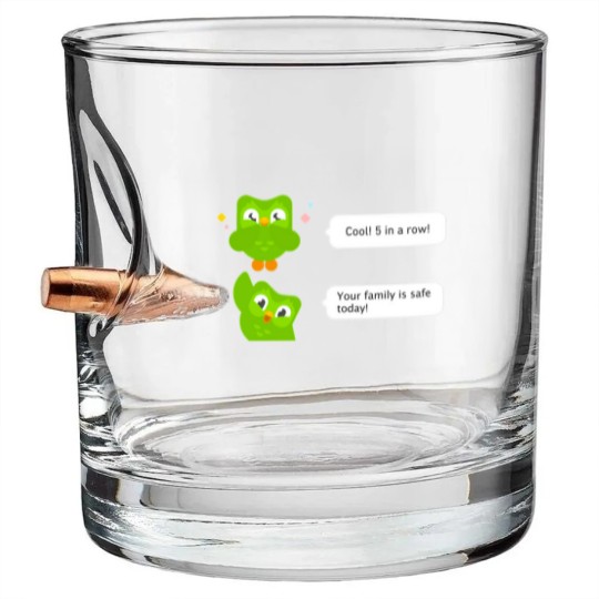Discover Evil Duo Meme - Duolingo - Bullet Whiskey Glasses