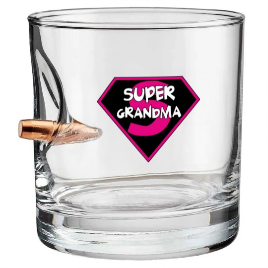 Discover Super Grandma Bullet Whiskey Glasses