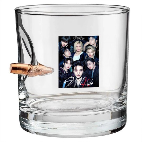 Discover Vintage Stray Kids Bullet Whiskey Glasses, Stray Kids World Tour 2023 Bullet Whiskey Glasses