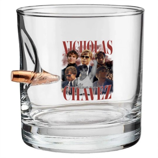 Discover Nicholas Chavez Bullet Whiskey Glasses, Nicholas Alexander Chavez Retro Bullet Whiskey Glasses