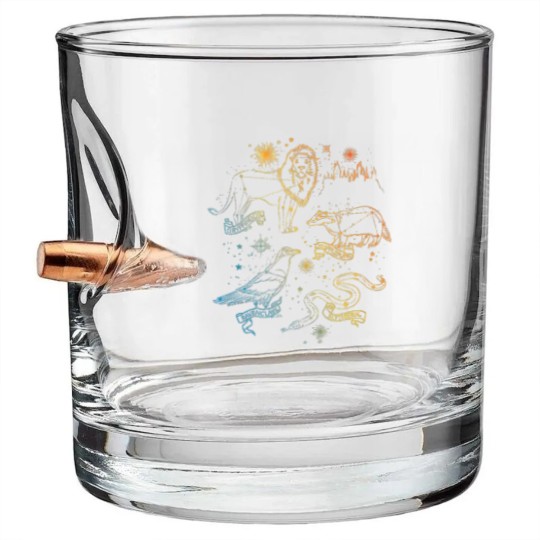 Discover Rainbow HOGWARTS™ Houses Constellations Bullet Whiskey Glasses