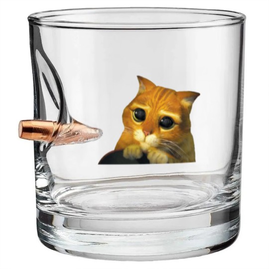 Discover Shrek Puss In Boots Cute Bullet Whiskey Glasses