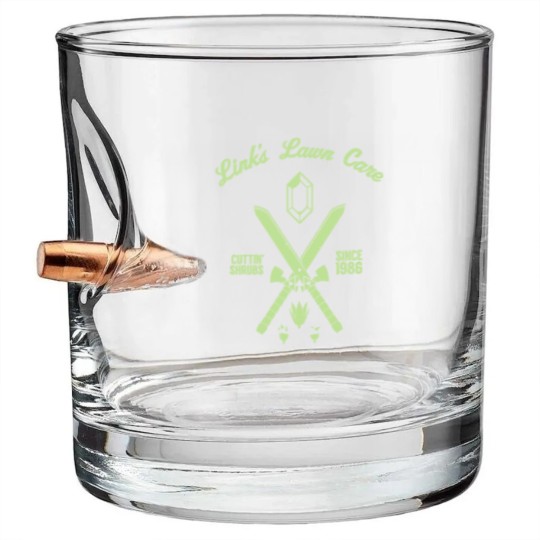 Discover Links Lawn Care Bullet Whiskey Glasses