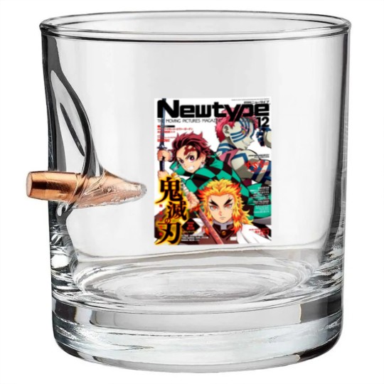 Discover Newtype Kimetsu Magazine Bullet Whiskey Glasses
