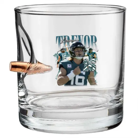 Discover Vintage Trevor Lawrence Bullet Whiskey Glasses, Classic 90s Graphic Bullet Whiskey Glasses