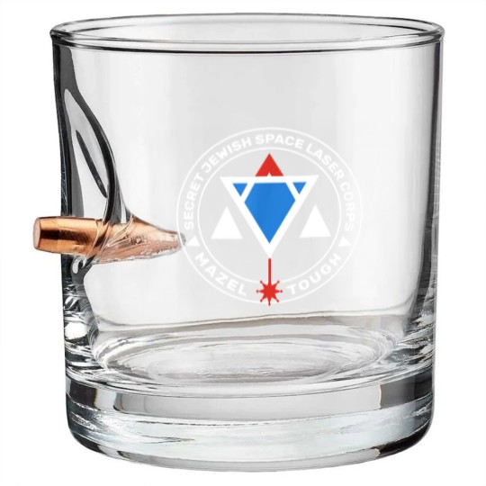 Discover Secret Jewish Space Laser Corps Bullet Whiskey Glasses