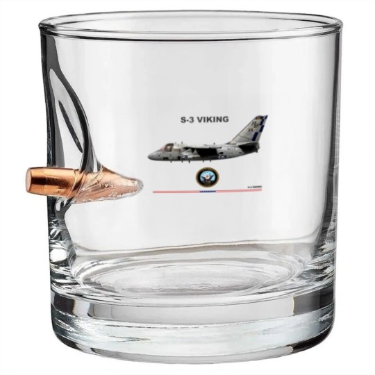 Discover S-3 Viking lockheed advanced development projects Bullet Whiskey Glasses