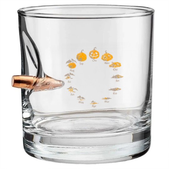 Discover pumpkin life cycle for thanksgiving halloween costume t Bullet Whiskey Glasses