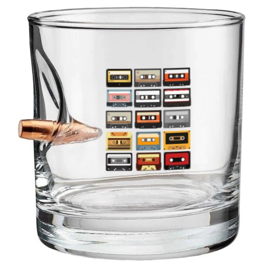 Discover Cassette Tape - Cassette Tape - Bullet Whiskey Glasses