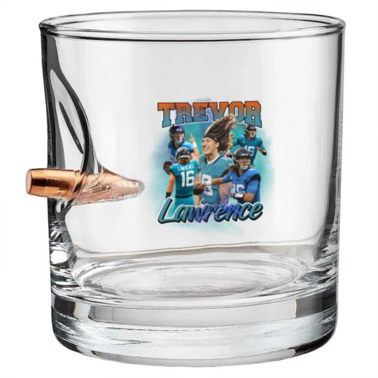 Discover Trevor Lawrence Vintage Retro Style Bootleg Bullet Whiskey Glasses