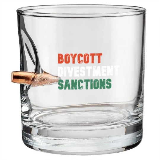 Discover Bds (Boycott Divestment Sanctions) Bullet Whiskey Glasses