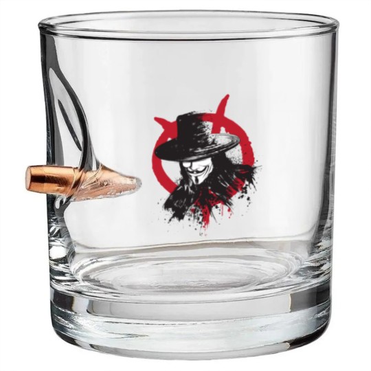 Discover Revolution is Coming - V For Vendetta - Bullet Whiskey Glasses