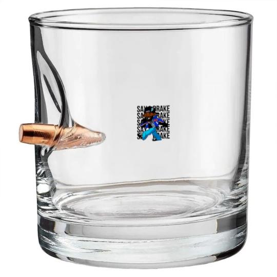 Discover Hip-Hop Feud 2025 – Kendrick Lamar x Drake Animated Bullet Whiskey Glasses