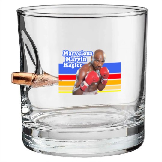 Discover Retro Marvelous Marvin Hagler Bullet Whiskey Glasses