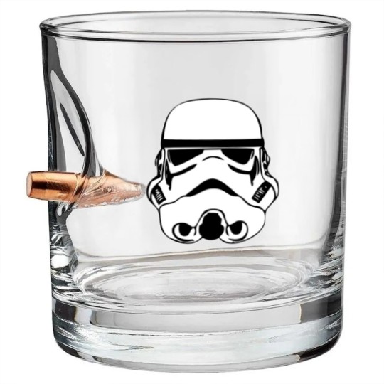 Discover illustration Stormtrooper Drawing Stencil stormtrooper white face star Bullet Whiskey Glasses