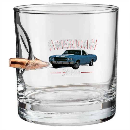 Discover El Camino SS Bullet Whiskey Glasses