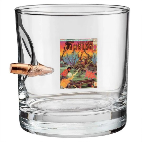 Discover Comic World Tour Gambino  Comic World Tour Gambino Bullet Whiskey Glasses