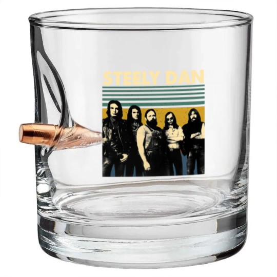 Discover Steely Dan Retro Vintage Bullet Whiskey Glasses, Steely Dan Gift Bullet Whiskey Glasses