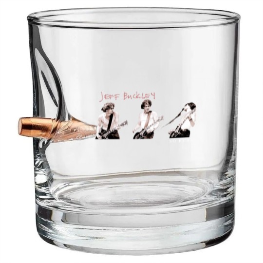 Discover 1994 Jeff Buckley So Real Unisex Black Bullet Whiskey Glasses, 90s Jeff Buckley Concert, Jeff Buckley Bullet Whiskey Glasses