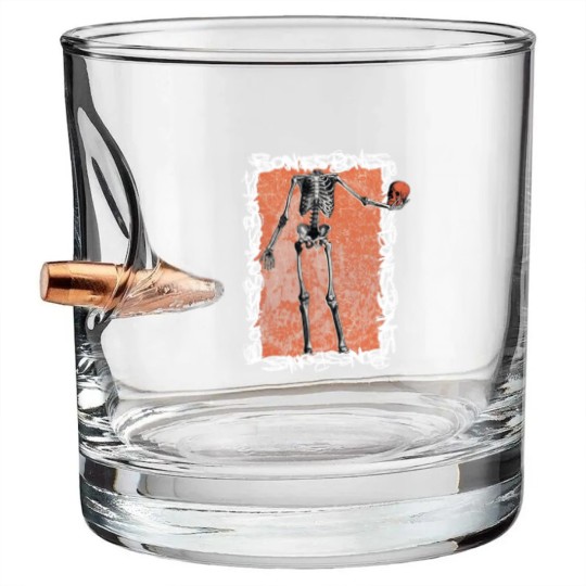 Discover Vintage Bones Imagine Dragons Bullet Whiskey Glasses, Bones Imagine Dragons Bullet Whiskey Glasses