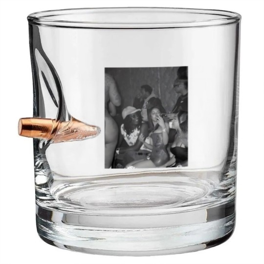 Discover Young Thug and Mariah the Scientist Photo Bullet Whiskey Glasses