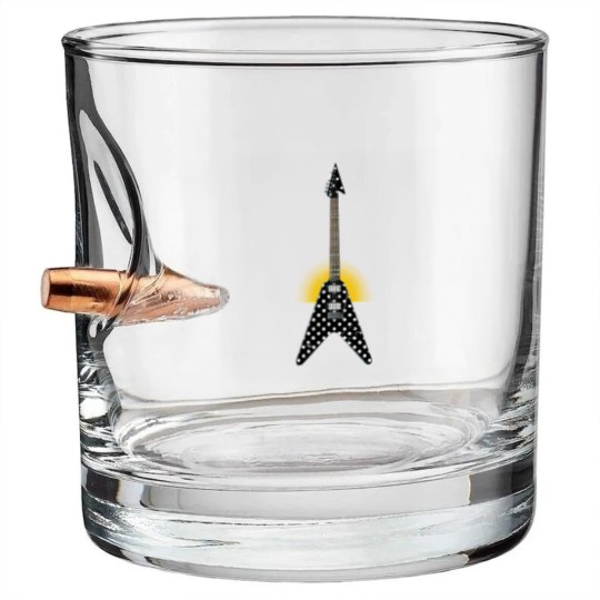 Discover Legendary Guitars - Randy Rhoads Bullet Whiskey Glasses