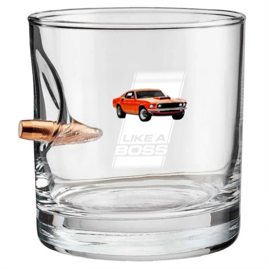 Discover 1969  boss 429   like a boss Bullet Whiskey Glasses