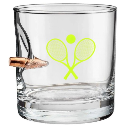 Discover Tennis tennis racket tennis ball Bullet Whiskey Glasses