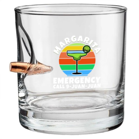 Discover Margarita Emergency Bullet Whiskey Glasses