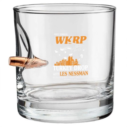 Discover Les Nessman Bullet Whiskey Glasses Funny Thanksgiving Movie Bullet Whiskey Glasses DMN Bullet Whiskey Glasses Black