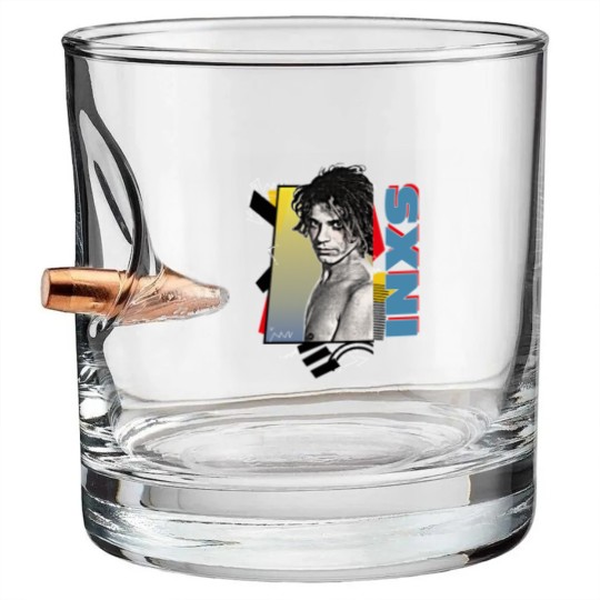 Discover Retro 80s Styled INXS Bullet Whiskey Glasses