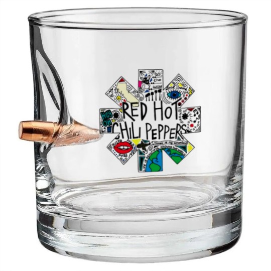 Discover Red Hot Chili Peppers Bullet Whiskey Glasses