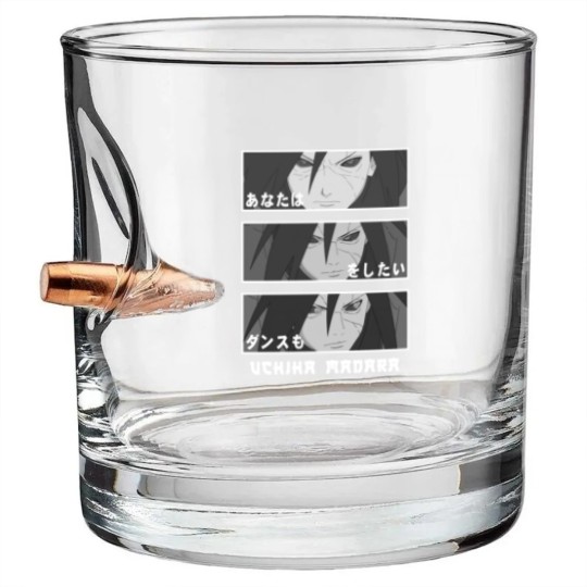 Discover dance with the god of the eyes - Madara - Bullet Whiskey Glasses