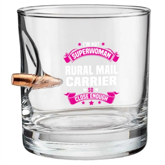 Discover Rural Mail Carrier Bullet Whiskey Glasses
