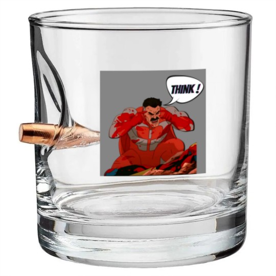 Discover Think Mark  Omni man Bullet Whiskey Glasses