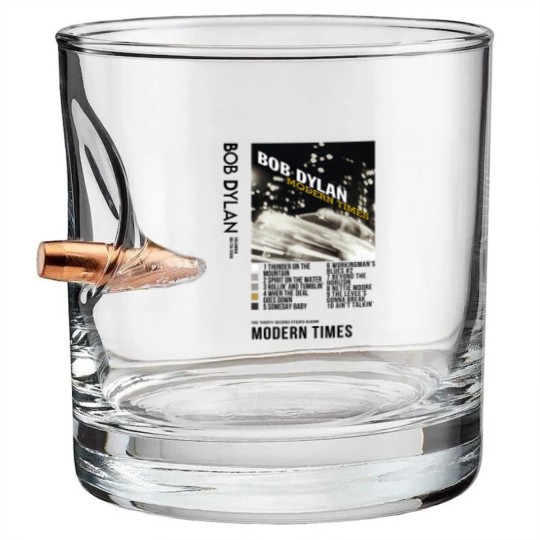 Discover Bob Dylan - Modern Times Gift For Fan Bullet Whiskey Glasses