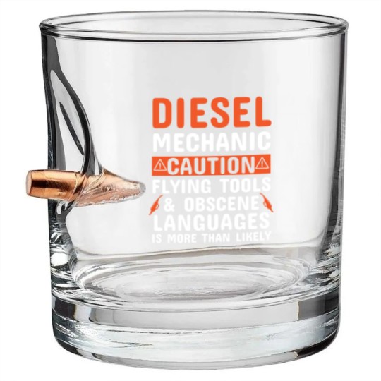 Discover Mechanic - Diesel Mechanic Bullet Whiskey Glasses