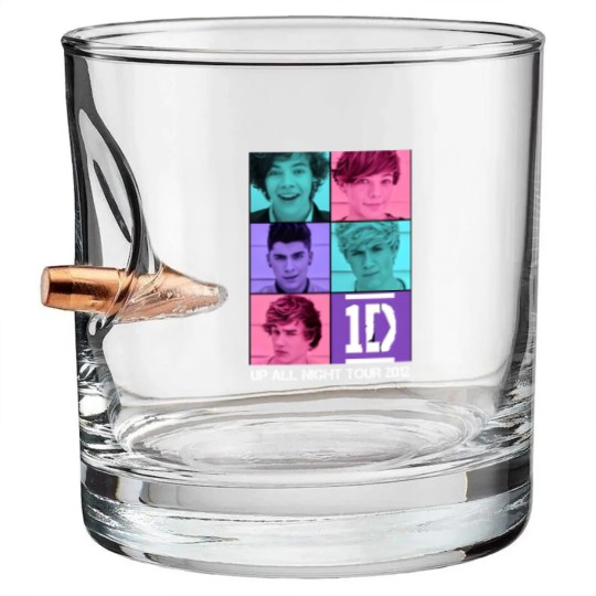Discover Up All Night Tour 2012 Harry selfie One direction Bullet Whiskey Glasses Merch