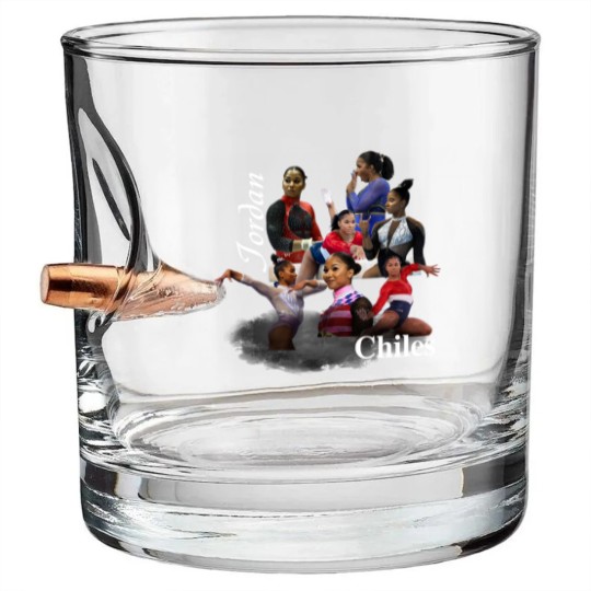 Discover Jordan Chiles Bullet Whiskey Glasses | 2024 Olympics