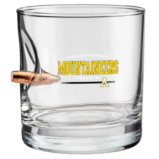 Discover appmerch8 appalachian state university Bullet Whiskey Glasses