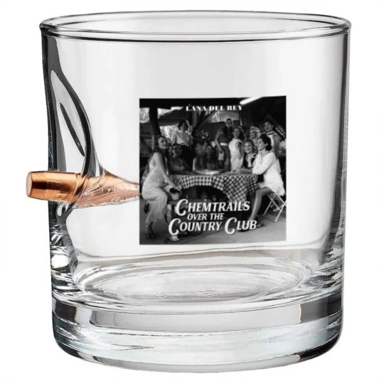 Discover Chemtrails Over the Country Club Werewolf Eyes Cover Long Bullet Whiskey Glasses