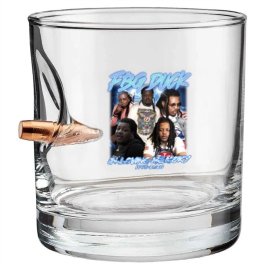 Discover FBG Duck Hiphop Bullet Whiskey Glasses, FBG Duck American Rapper Bullet Whiskey Glasses