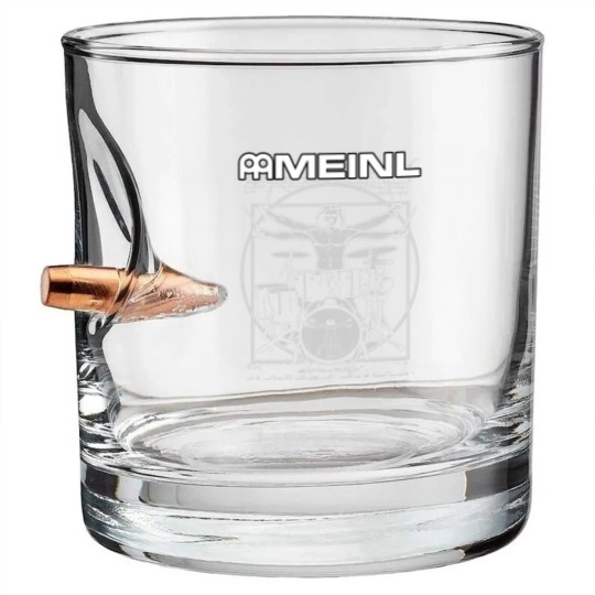 Discover VITRUVIAN MAN MEINL CYMBALS Bullet Whiskey Glasses