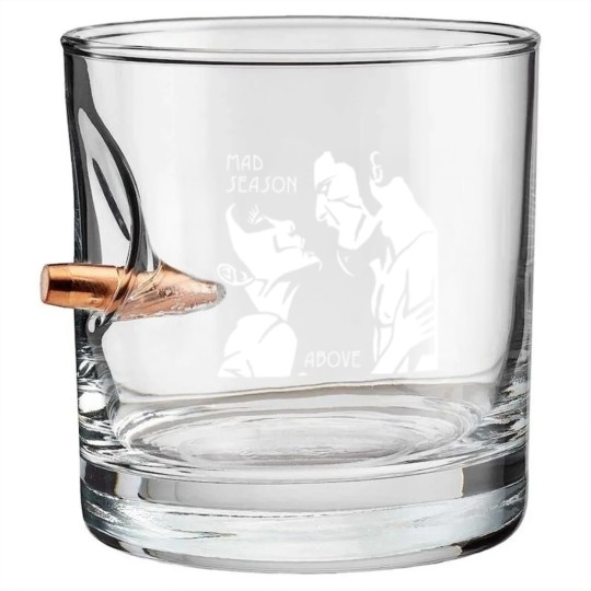 Discover Mad Season Unisex Heavy Cotton Bullet Whiskey Glasses