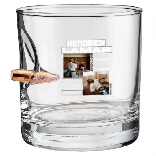 Discover Kendrick Lamar Bullet Whiskey Glasses, Kendrick Lamar Rap Merch, Kendrick Lamar Merch