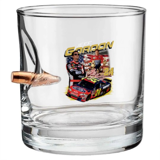 Discover Jeff Gordon Vintage 90s Bullet Whiskey Glasses, Jeff Gordon Bullet Whiskey Glasses