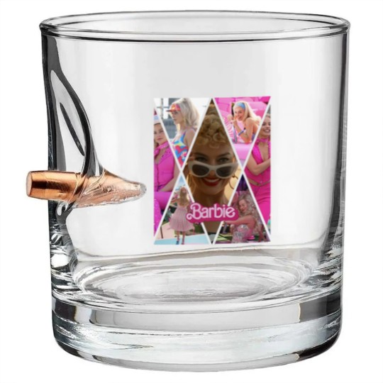 Discover Barbie Margot Robbie Bullet Whiskey Glasses, Barbie 2023 Bullet Whiskey Glasses
