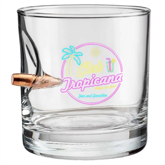 Discover Club Tropicana Bullet Whiskey Glasses