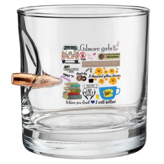 Discover Vintage Stars Hollow Bullet Whiskey Glasses, Gilmore Girls Bullet Whiskey Glasses